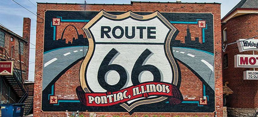 Route 66 in Pontiac