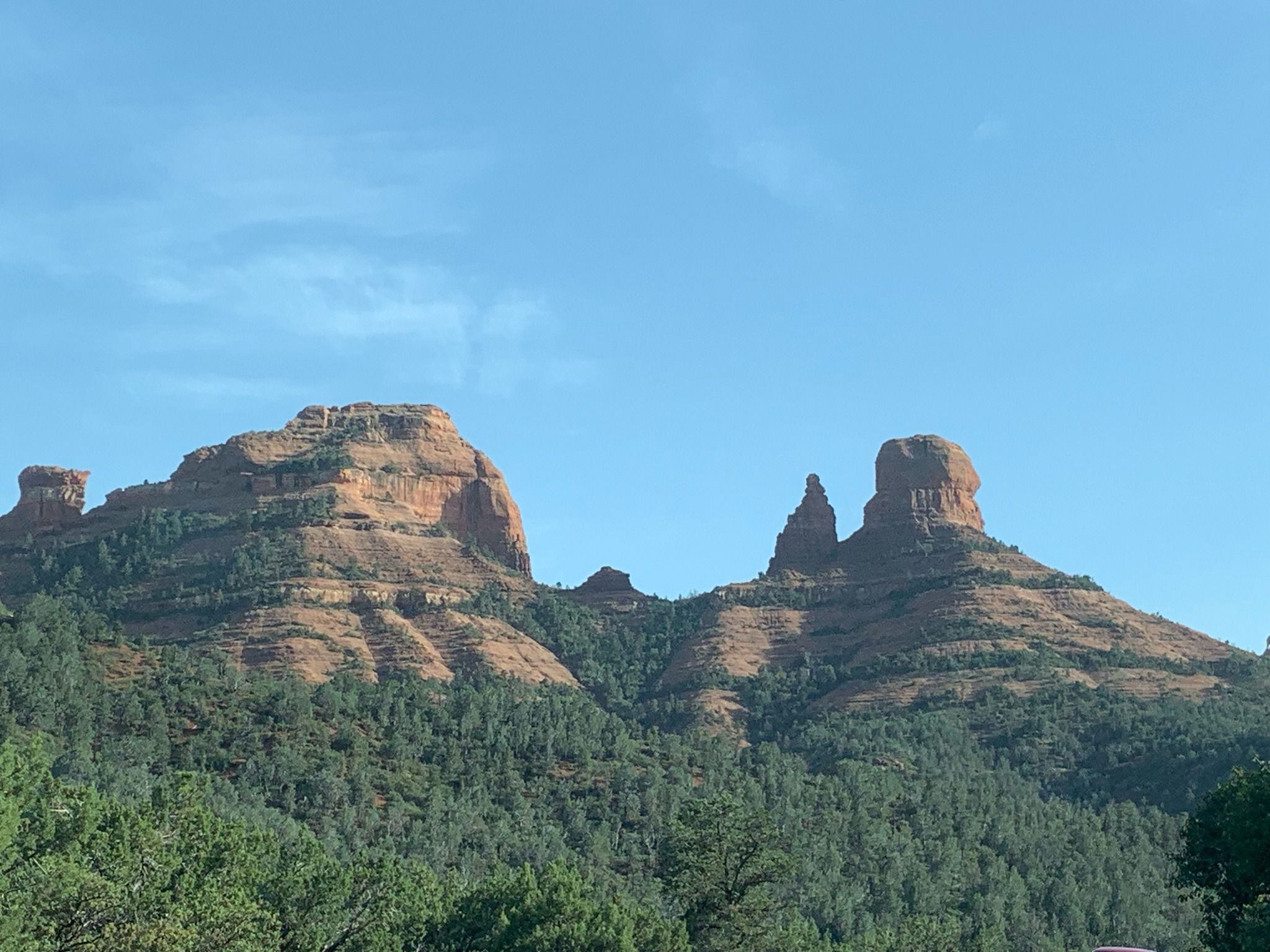 Beautiful panoramic views in Sedona, AZ