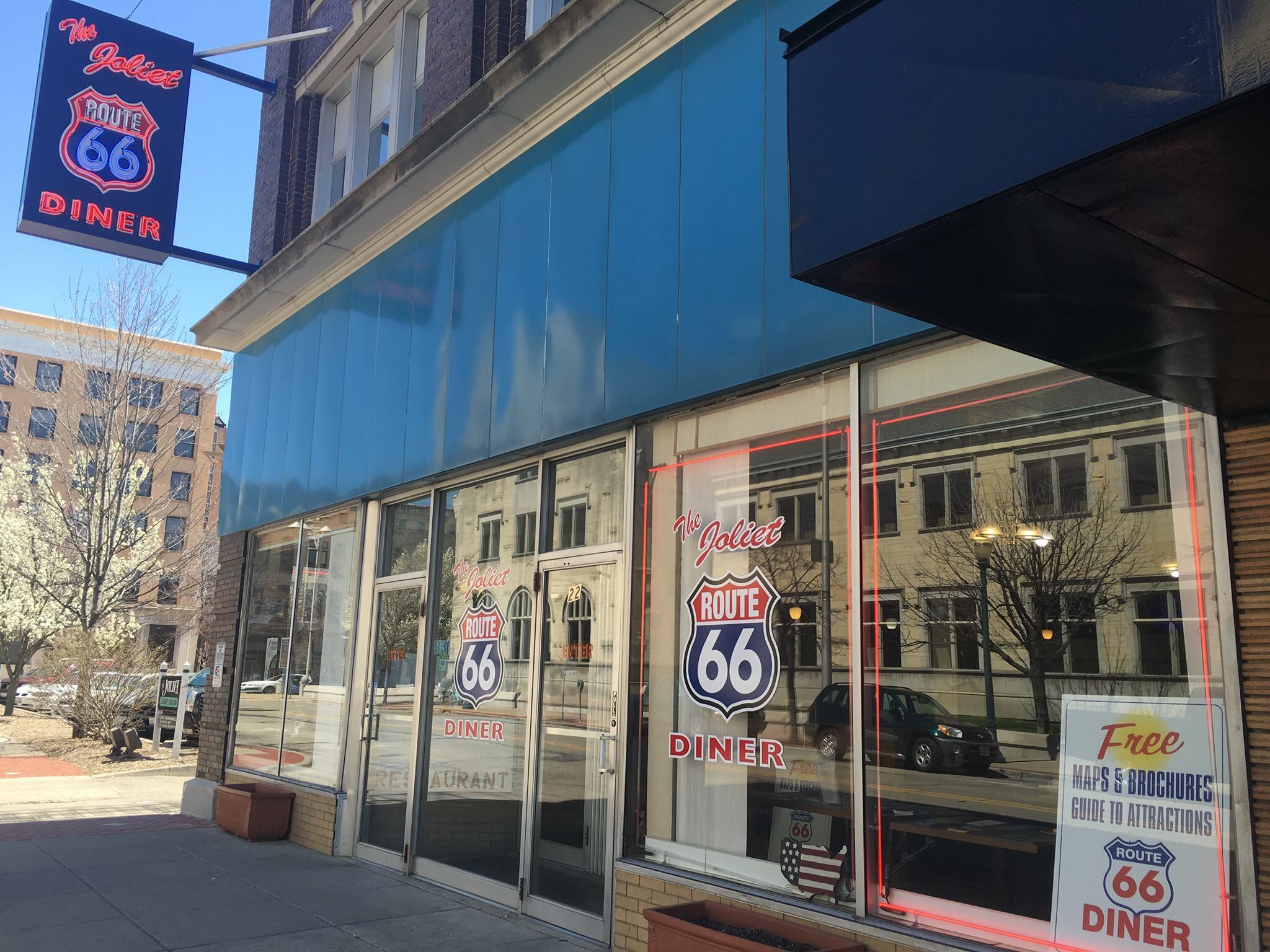 Joliet Route 66 Diner in downtown Joliet