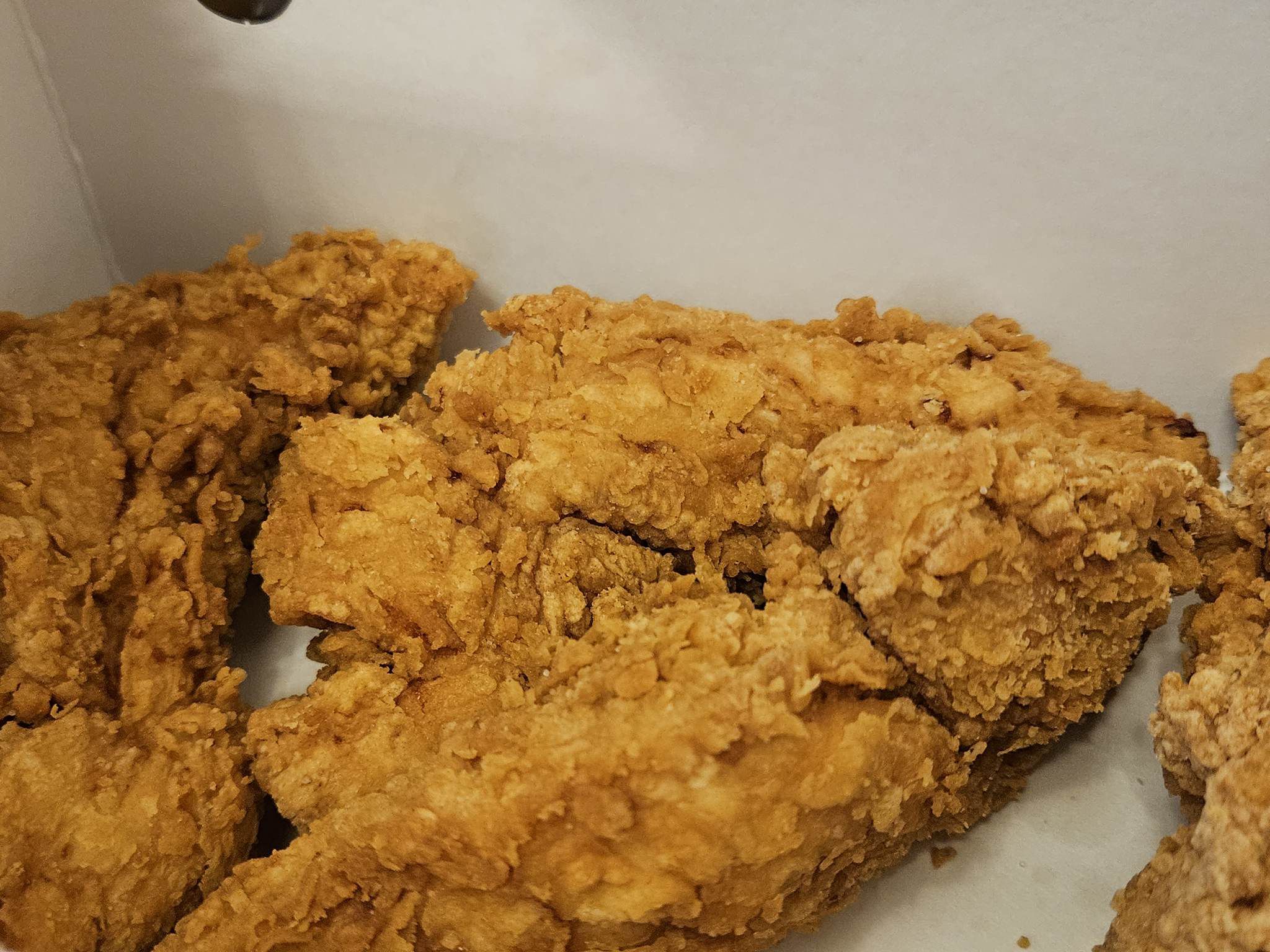 White Fence Farm’s flavor is unique to the venue, quite unlike other fried chicken. You have to taste it to know what I mean.