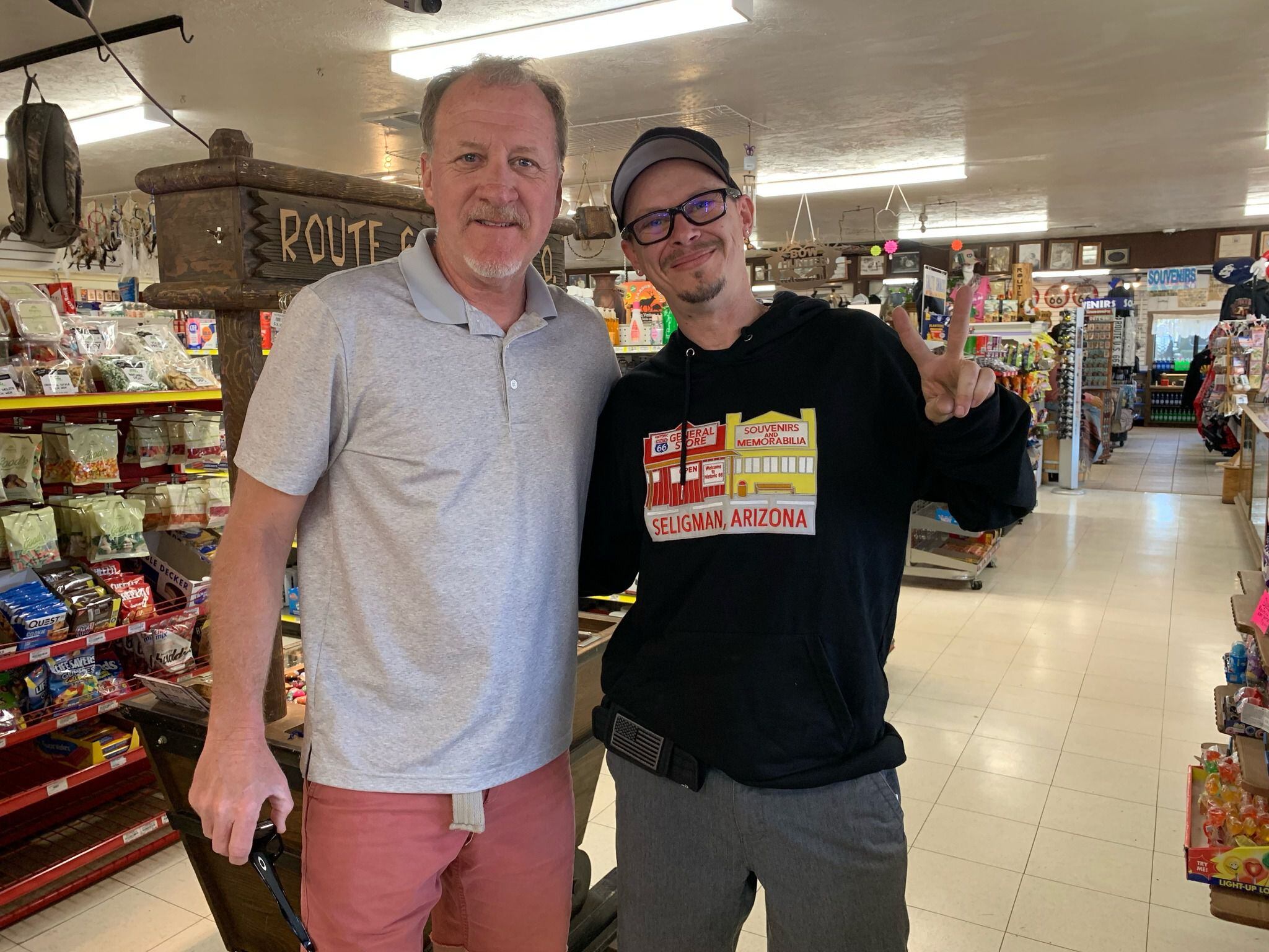 Scott visits the Route 66 General Store in Seligman, AZ